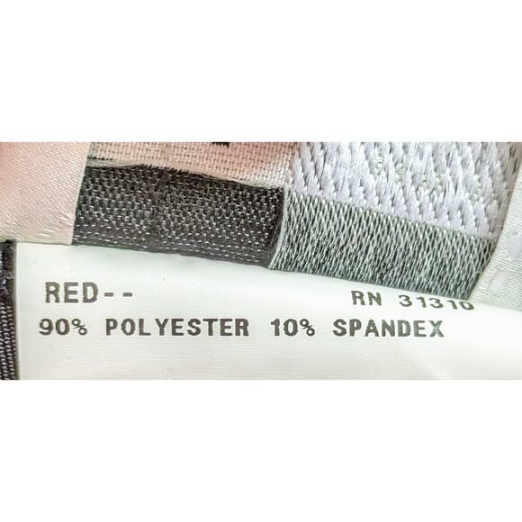 I.N. Studio Velvet Top 3X Black Red Sequined Stretch Holiday Dressy Party NEW - Picture 11 of 12